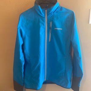 Patagonia teal gray small jacket